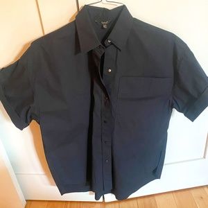 Massimo Tutti Crisp Short Sleeve Dress Shirt
